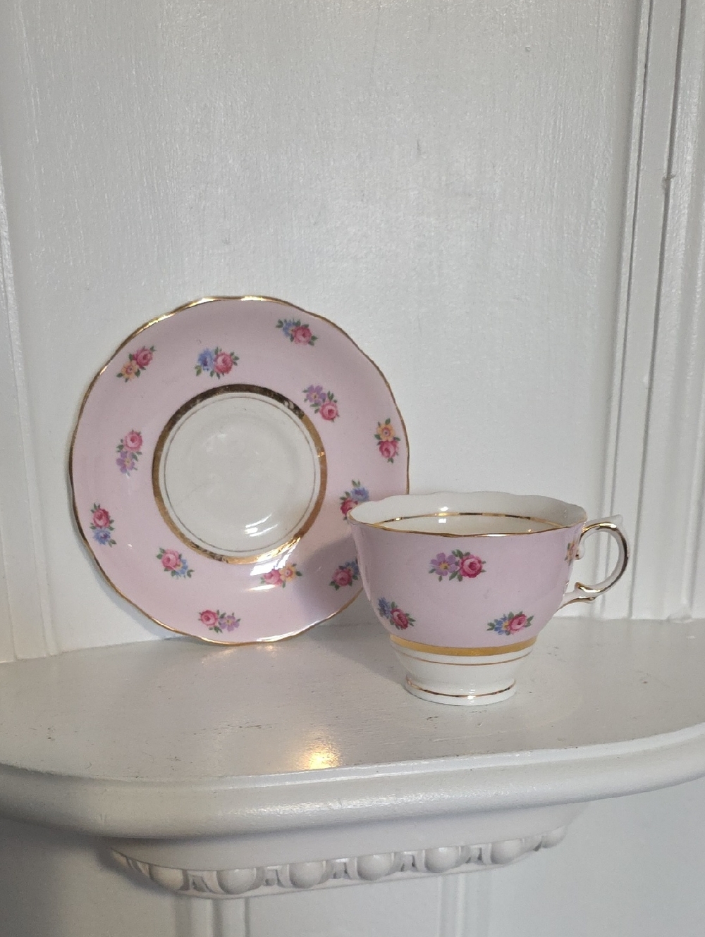  vintage Colclough China tea cup and saucer England